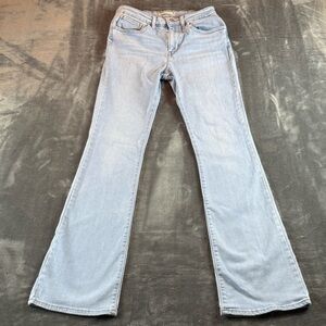 Levi's 725 Women's Jeans High Rise Bootcut Size 28 Light Wash